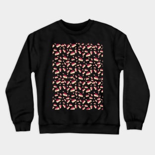 Cheesecake Mosaic Pattern Crewneck Sweatshirt